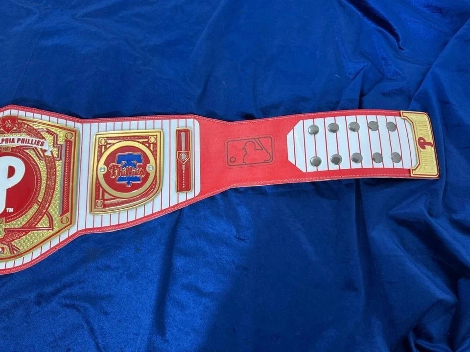 Пояс Philadelphia Phillies Legacy Title Championship взрослый размер 4 мм цинк - Изображение 4 из 4