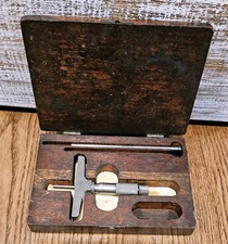 Lufkin Rule Company No. 513 Micrometer Depth Gage Gauge Ratchet Thimble