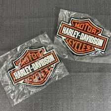 Harley-Davidson Bar Coasters, Set Of 2 Plastic Rubber Thick Coasters