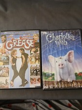 Grease (Rockin' Rydell Edition) - DVD - VERY GOOD and Charlotte Web Like new