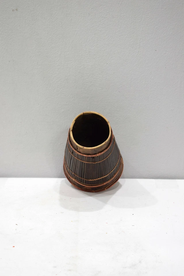 Basket Indonesian 2 Palm Leaf Container's  - Image 4 of 4