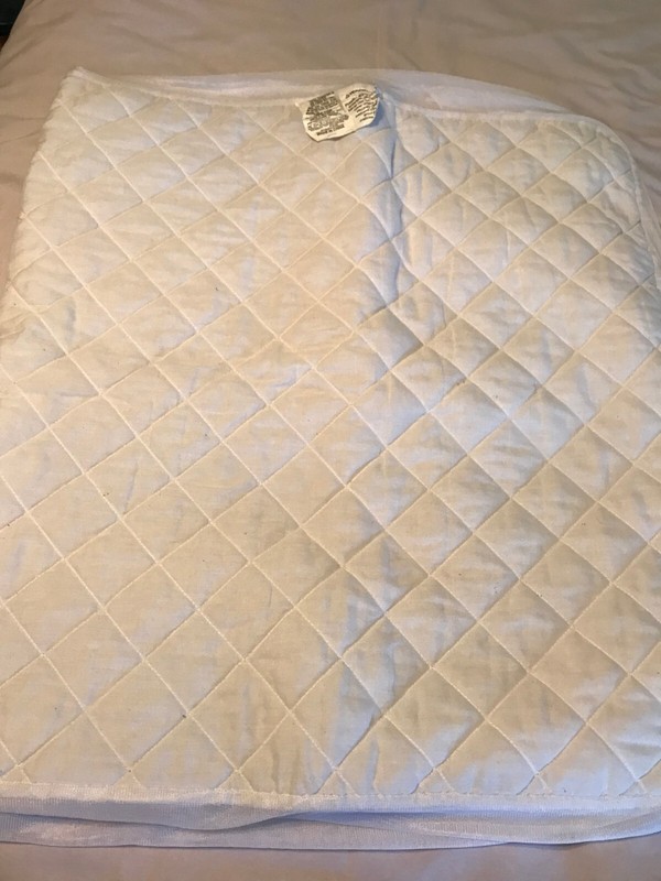 Fitted Quilted Crib Mattress Pad , by  Parent's Choice , White, 52" x 28"