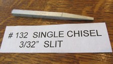 # 132 SINGLE SLIT PUNCH made in the USA single 3/32" slit punch NEW  precision