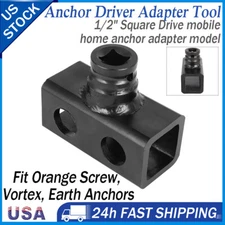 Anchor Driver Adapter Tool 1/2'' Ground/Earth/Utility/Eye/Mobile Home/Hurricane