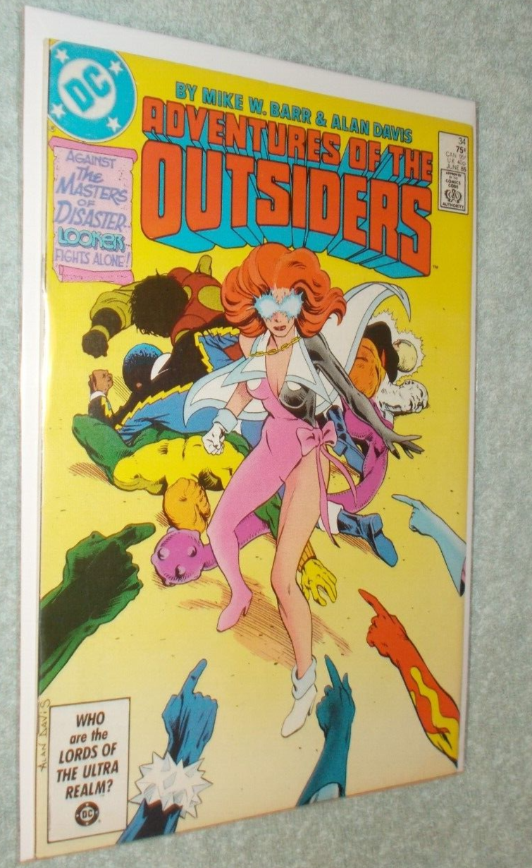 ADVENTURES OF THE OUTSIDERS # 34 G/VG DC COMICS 1986 BATMAN KATANA | eBay