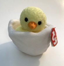 TY Beanie Baby “EGGBERT the Chick” Original 1998 Plush with Tags - So Adorable!