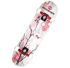 Punisher Skateboards Cherry Blossom 31" Complete Skateboard