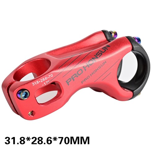 Aluminum Alloy 17degree 70/ 90MM 31.8 * 28.6MM XC MTB AM Bicycle Handlebar Stem - Picture 26 of 29