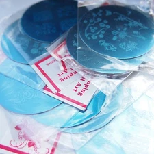 Nail Art Stamping Plate Stamp Scraper Set