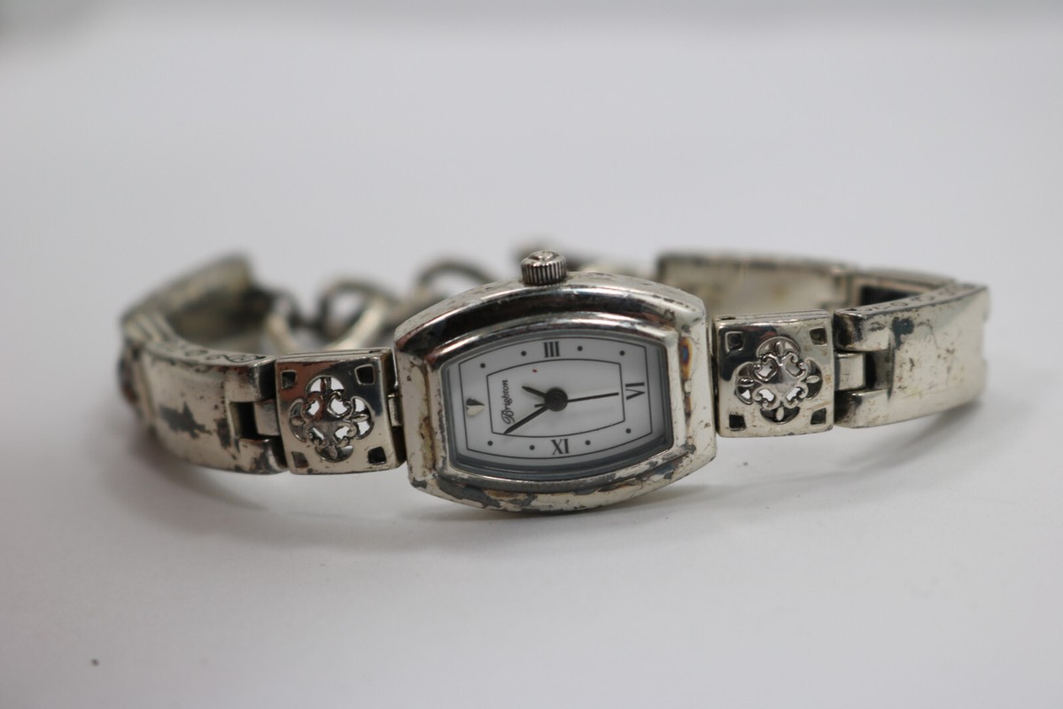 Brighton Tribeca Watch Women Silver Tone New Battery | eBay display picture 3