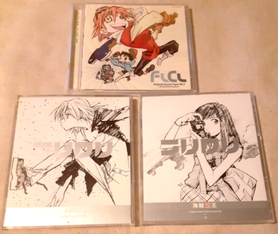FLCL Original Soundtrack 1 2 3 OST SET Lot the pillows Addict