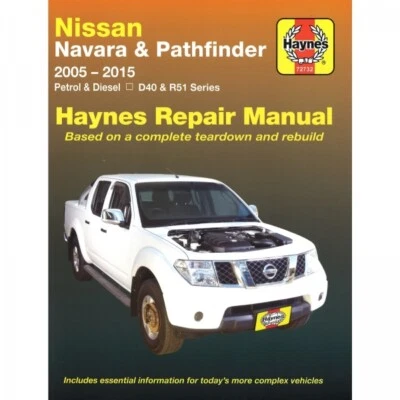 Nissan Navara Pathfinder 2005-2015 manual de reparación Haynes