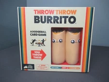 NIB Throw Throw Burrito A Dodge Ball Card Game - Ages 7+ - j3  kgr