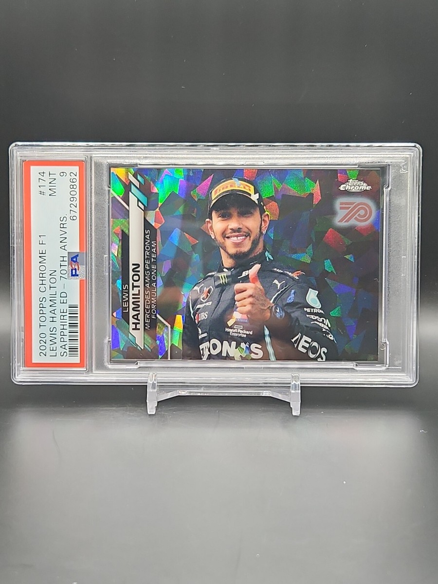 シングルカード 2020 TOPPS CHROME  HAMILTON 2020 Topps Chrome F1 Lewis Hamilton Sapphire ED - 70th