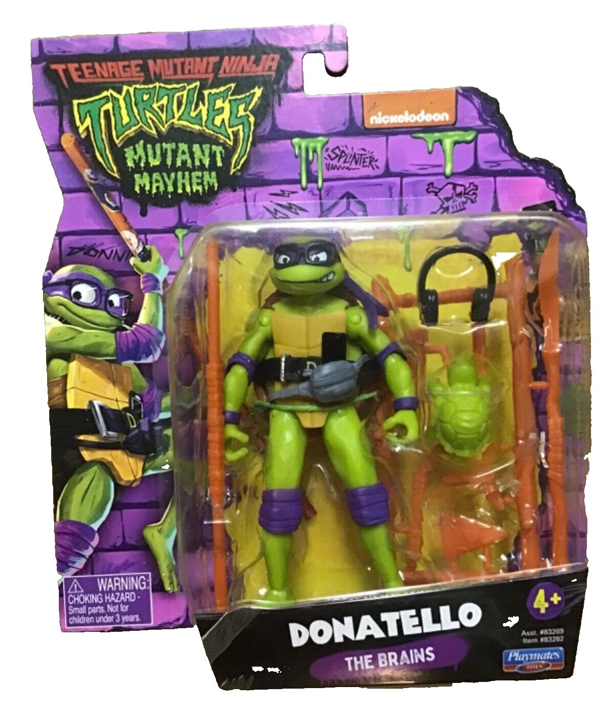 Figuras de acción de acción Playmates Toys Donatello