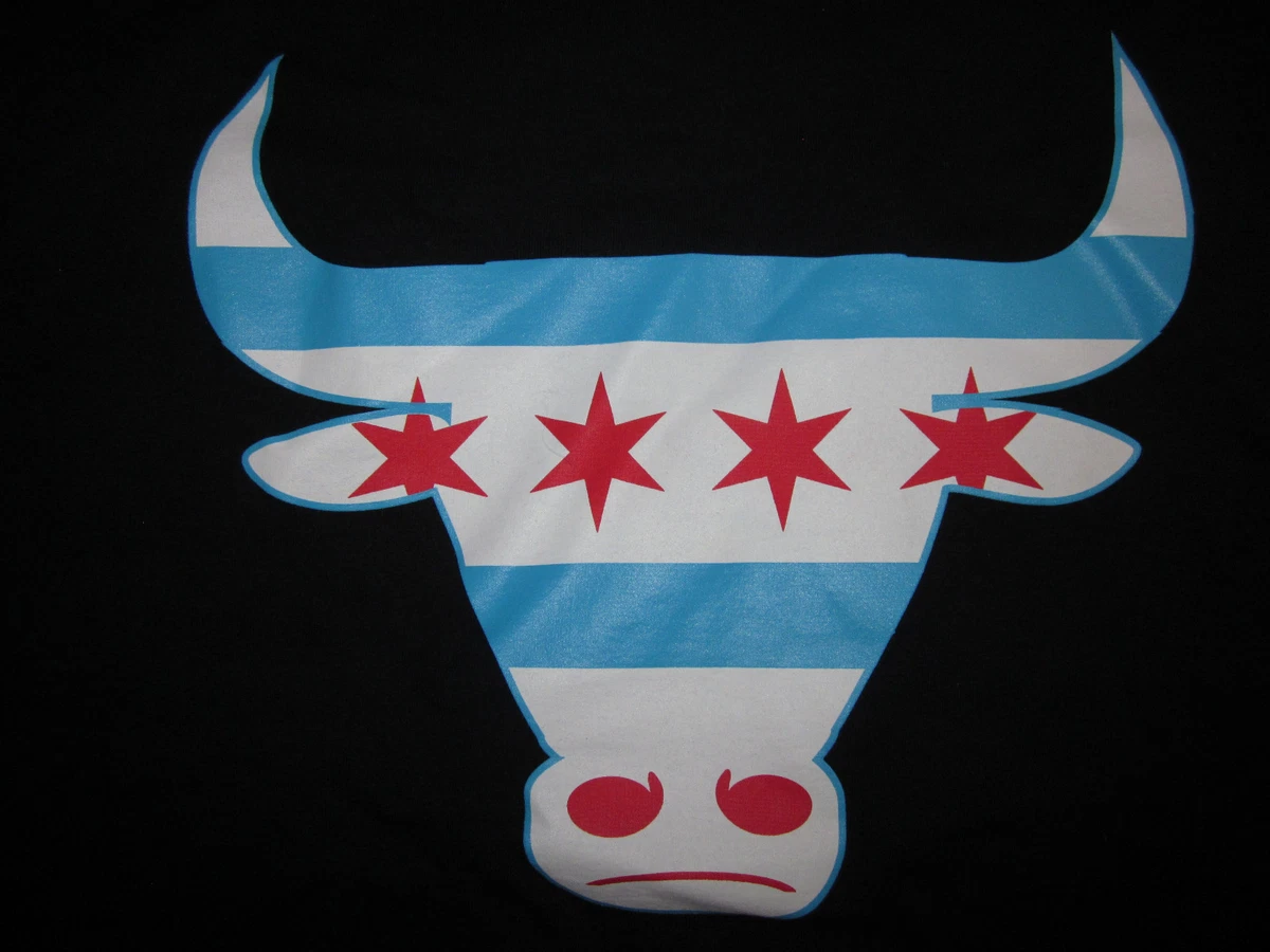Chicago Bulls Chicago flag shirt