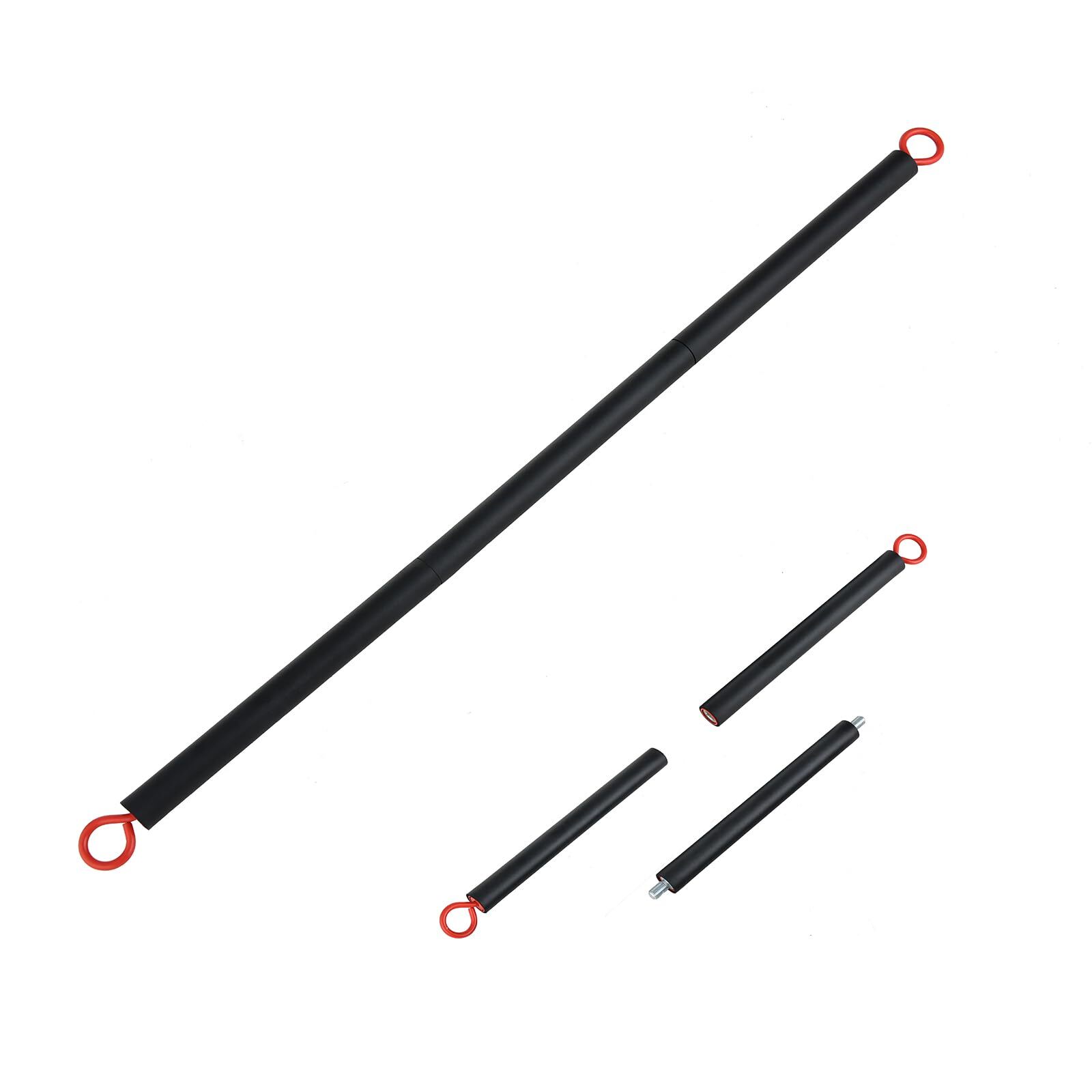 ENJOYFIT Resistance Band Bar for Fitness Portable Steel Pilates Workout Bar f...