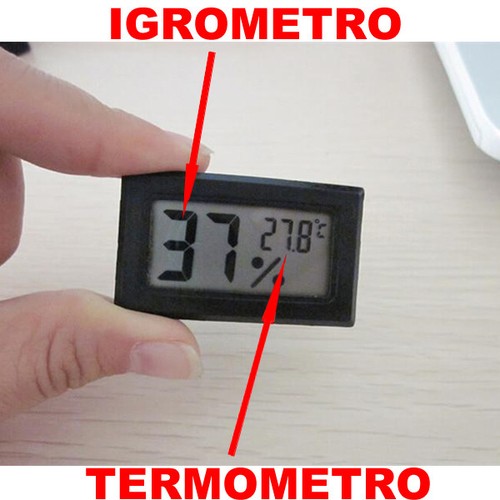 Digital Hygrometer + Thermometer Mini LCD Display Tester Feuchtigkeit Temperatur - Bild 8 von 8
