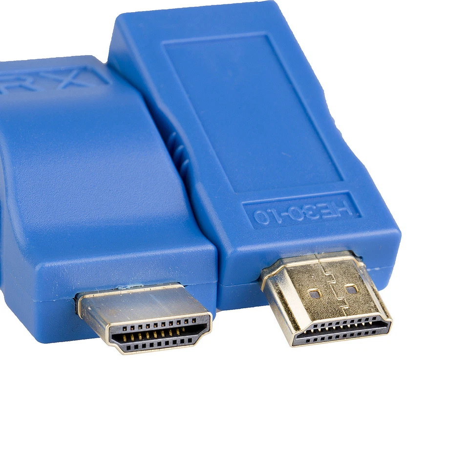 Extensor HDMI 1080P a través de red Ethernet Cat6 Cable 30M Adaptador de video Convertidor Foto 4 de 4