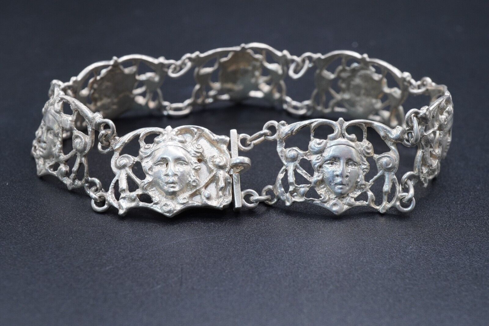 Vintage 800 silver bracelet. Hand made - image 1