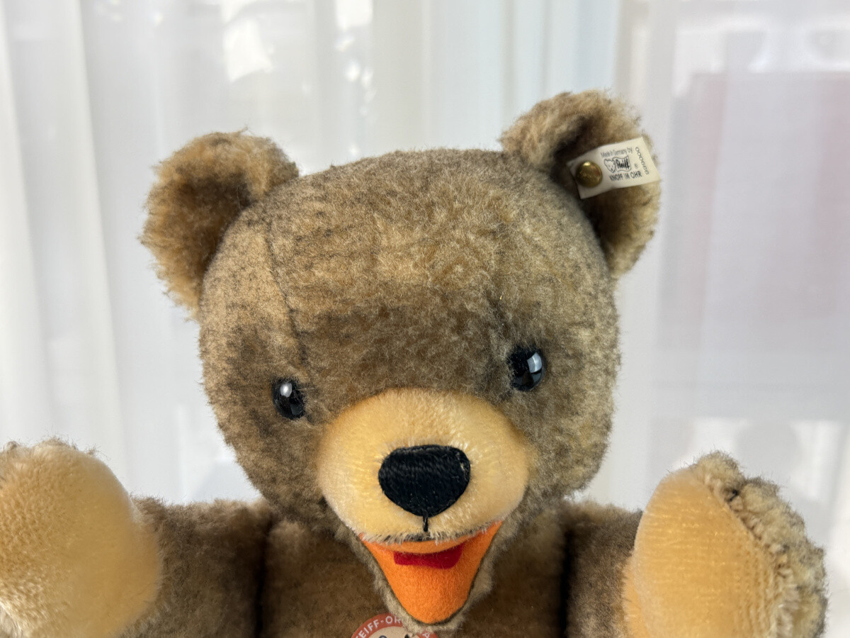 Steiff Teddy Bear 音楽機能付き 限定3000体 Steiff Animal 999000 Nostalgia Milk Bear Teddy Bear 35 Cm