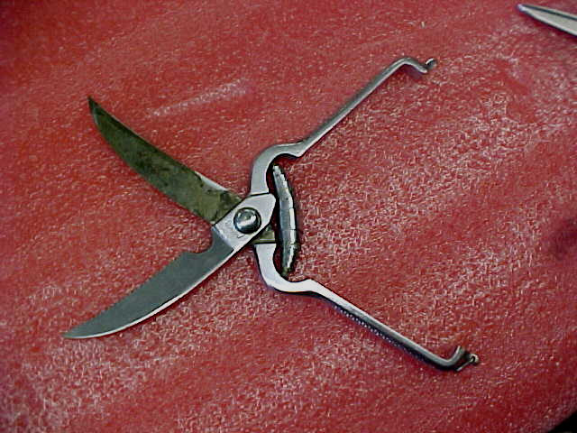 F2 EXC COND. Vintage Boker Chromium scissors 9