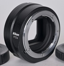 MINT Nikon FTZ II Camera Lens Adapter with Caps to fit F Mount to Z Bodies