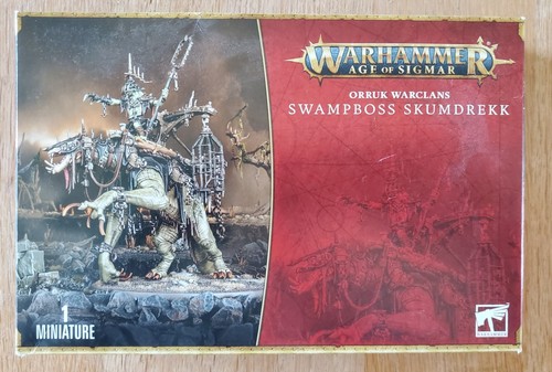 Warhammer AOS Orruk Warclans Swampboss Skumdrekk 1 Miniature Unsealed but NIB