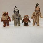 Star Wars Action Figure Toys Vintage Ewoks Lot Of 4