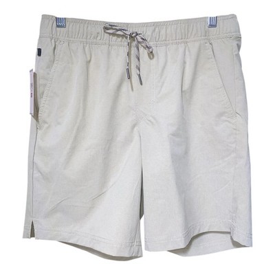 Men's - Chaps - Khaki Everyday Performance Shorts DRIWEAR moisture wicking Sz S