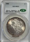 1885 P Morgan Silver Dollar Beautiful Toner. CAC MS63. Video A0485