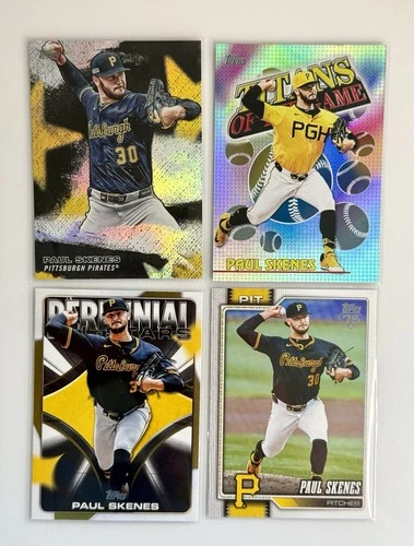 🔥2026 Topps Series 1 Paul Skenes (4) Card Insert Lot - Pirates 🔥