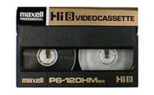 Maxell Hi8 BQ Professional Broadcast Quality Blank Video Cassette P6-120HMBQA 