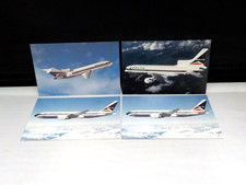 SET OF 4 DELTA AIRLINES POSTCARDS  WE LOVE TO FLY AND IT SHOWS  UNUSED