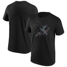 San Jose Sharks Etch T-Shirt - Mens