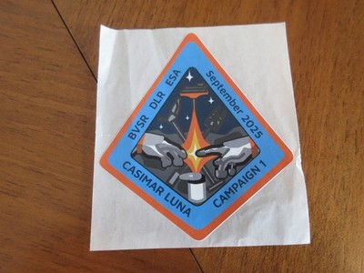 DLR ESA Raumfahrt Aufkleber CASIMAR Mission BVSR Luna Mond space sticker