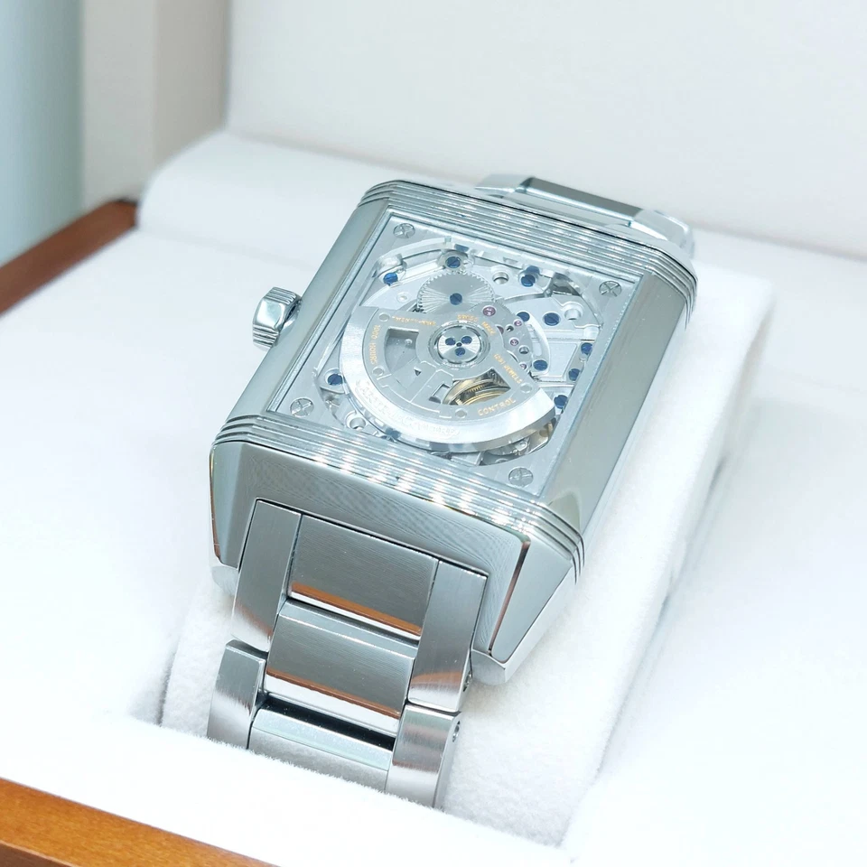 Jaeger Lecoultre 35mm X 50mm White Dial Reverso Squadra Hometime REF: 230.8.77 - Image 3 of 4