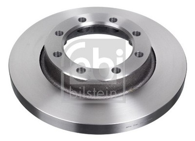 2x FEBI BILSTEIN Bremsscheibe 10687 für MERCEDES UNIMOG