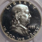 1955 Proof Franklin SIlver Half Dollar – PCGS PR66!