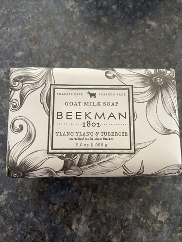 Beekman 1802 Goat Milk Soap FULL SIZE 9oz YLANG YLANG & TUBEROSE sealed New USA