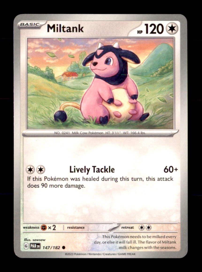 Miltank 147/182 Common Paradox Rift Pokemon Near Mint