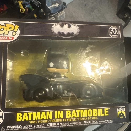 Funko Pop! Rides Deluxe: DC Universe - Batman in Batmobile #522