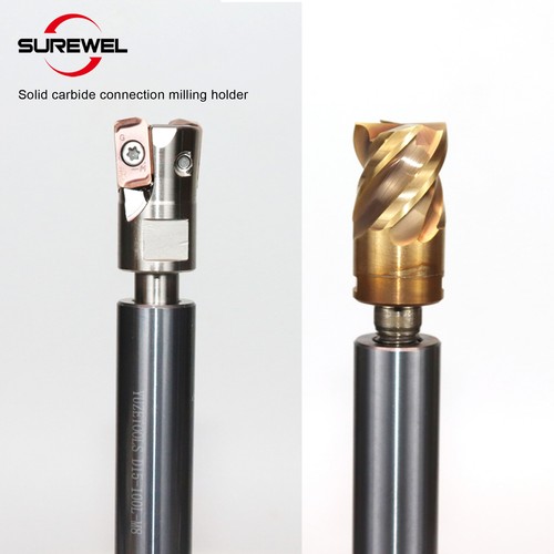 Carbide Modular Type Connection milling cutter holder Shock Resistant Tool Rod - Picture 2 of 6