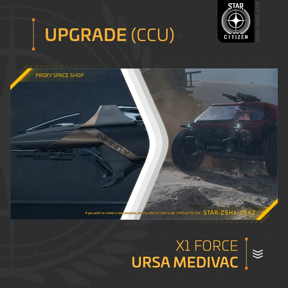 Star Citizen - Ship Upgrades - To - Guardian - Limited CCU
