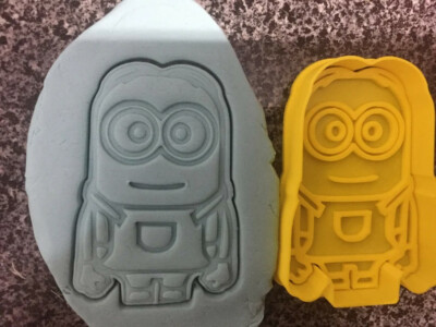 Formina Per Biscotti A Forma Di Minion - 2 Pezzi, In PLA, 8 Cm, Per Feste Di Compleanno