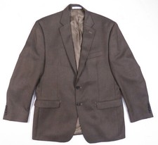 Lauren Ralph Lauren LRL Herringbone 2 Button Blazer Sport Coat Jacket 42 R