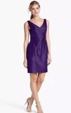 JENNY YOO 'Cadie' Sheath Formal Dress Purple Prom Bridesmaid NWT, $285 sz 12