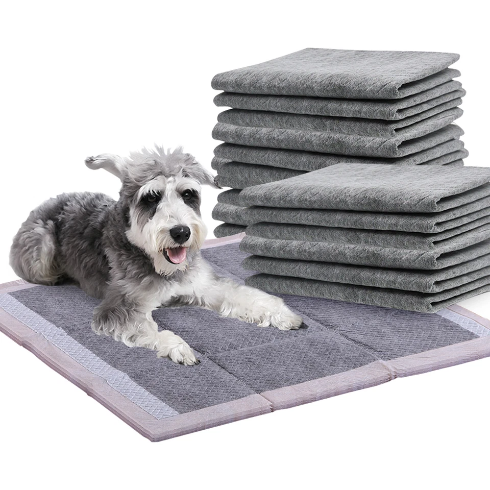 Pawz 200/400x Pet Toilet Training Pads Dog Puppy Pee Bamboo Charcoal Remove Odor