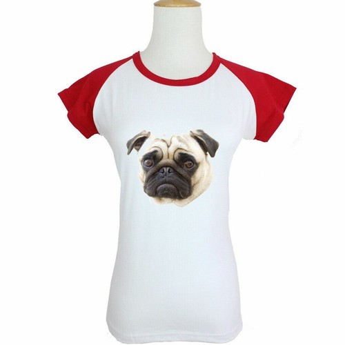 Pug Dog Animal AWW Cute Couples Print T-Shirt Womens Mens Graphic Tee Shirt Tops - Picture 6 of 28