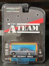 1/64 DIECAST GREENLIGHT HOLLYWOOD SERIES 23 THE A-TEAM 1967 CHEVROLET IMPALA